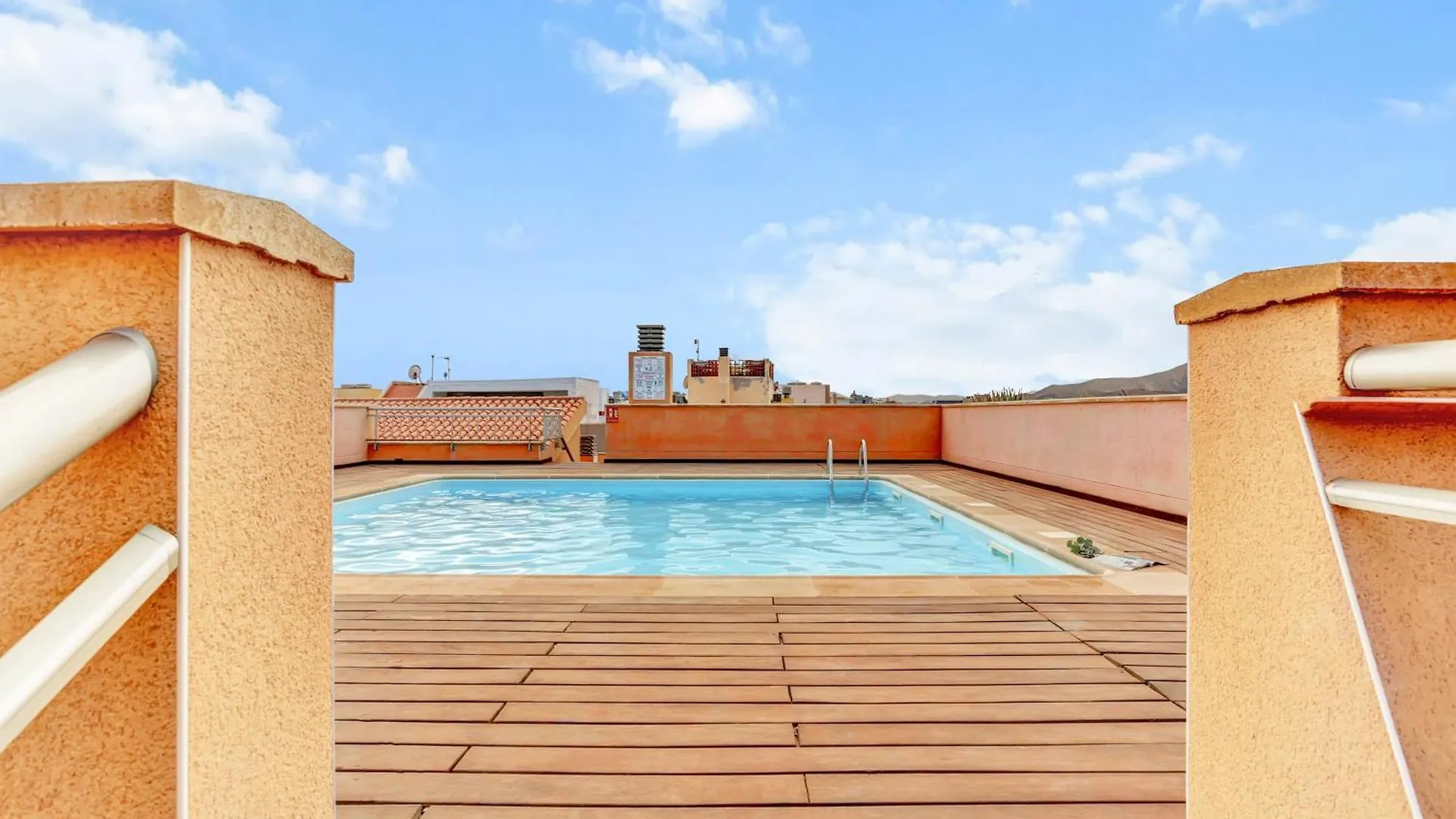 Corralejo Ancla Pool On Roof Top Apartment Spain
